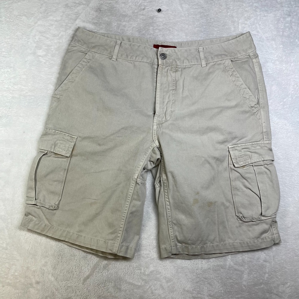 Gramicci The Original Shorts Light Gray Cargo Pockets 12"‎ Inseam Classic - 39